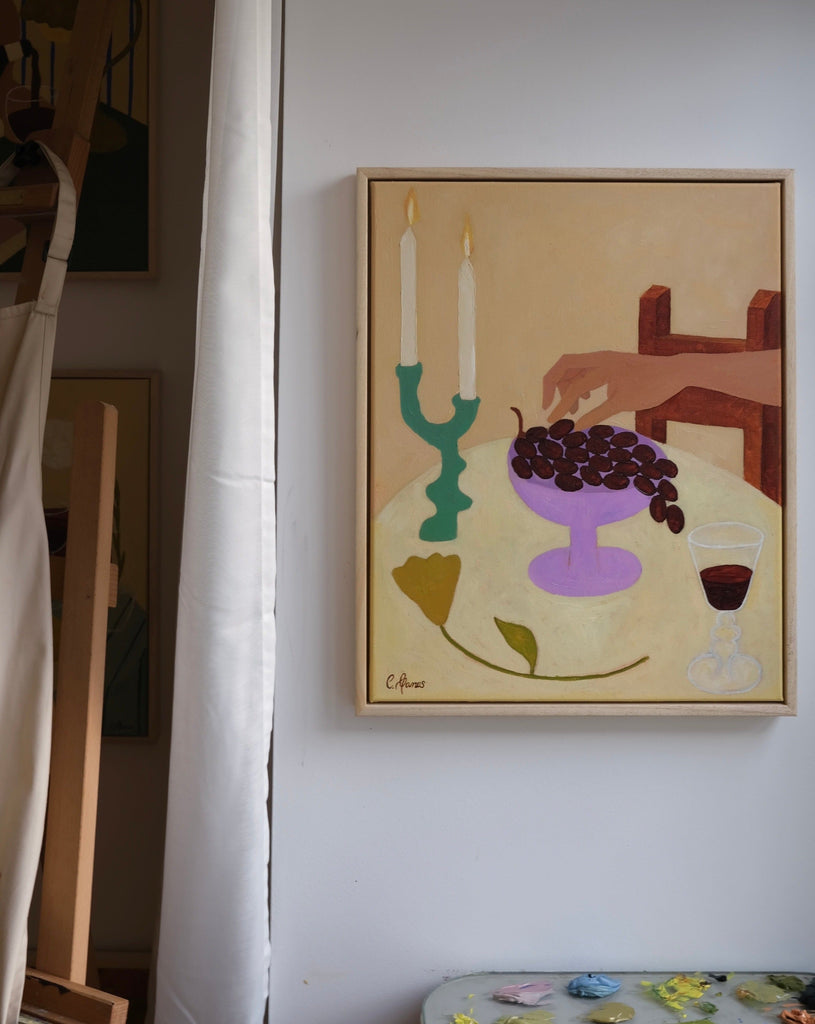 Carla Llanos Original Artwork  GRAPES ORIGINAL PAINTING