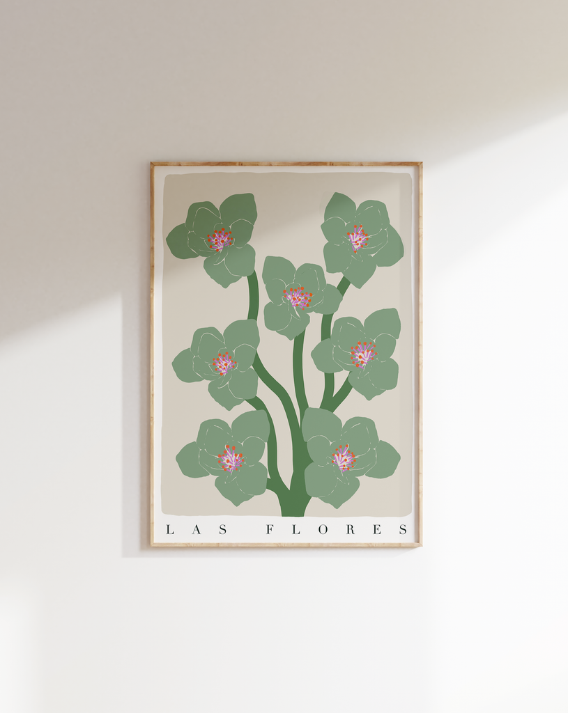 Carla Llanos Original Artwork  FLOWERS #8