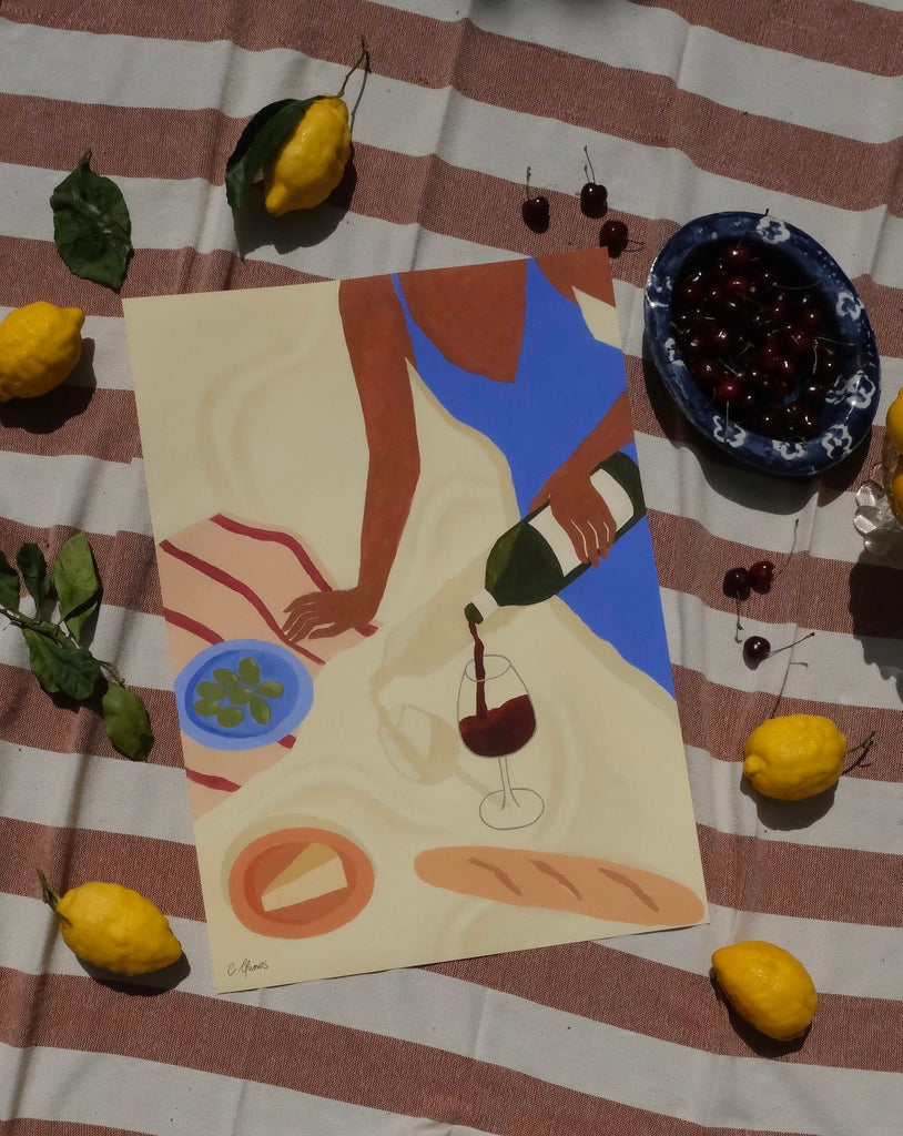 Carla Llanos Original Artwork  PICNIC