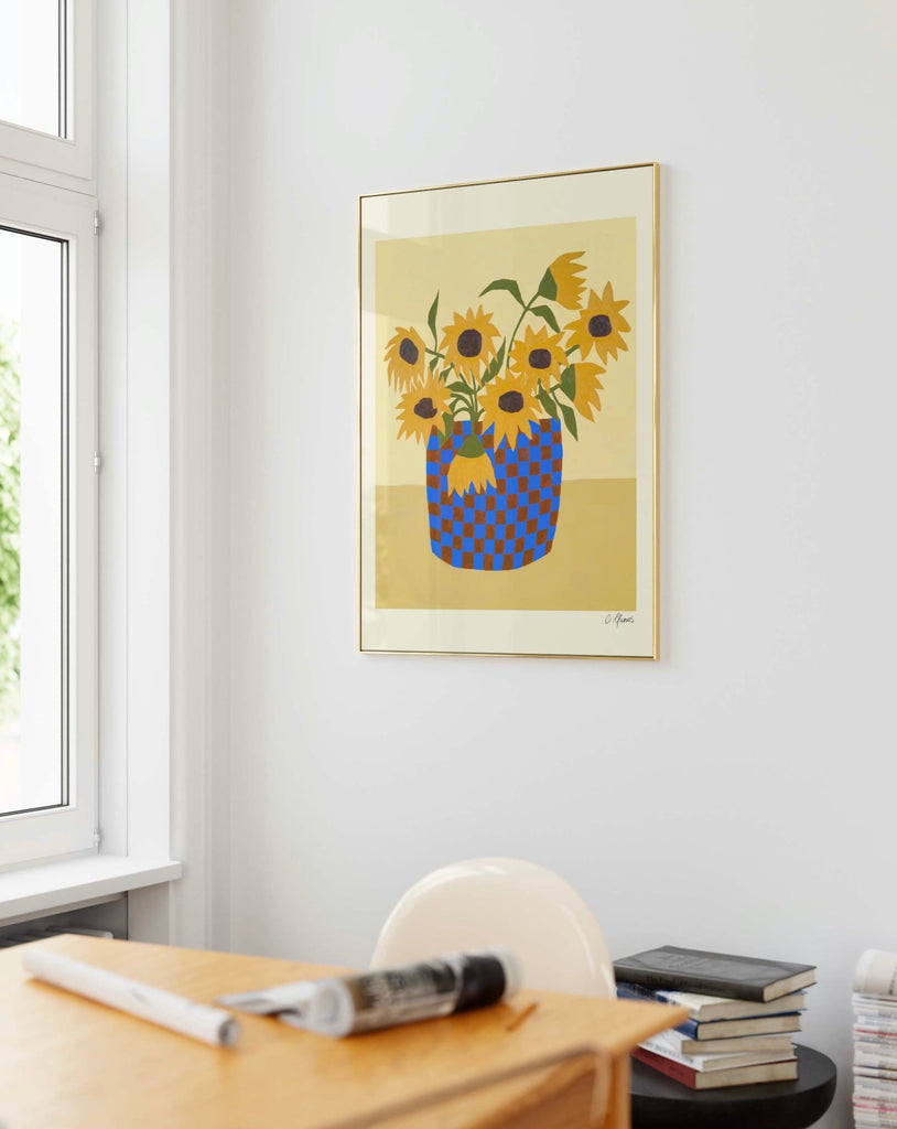 Carla Llanos Original Artwork  SUNFLOWERS